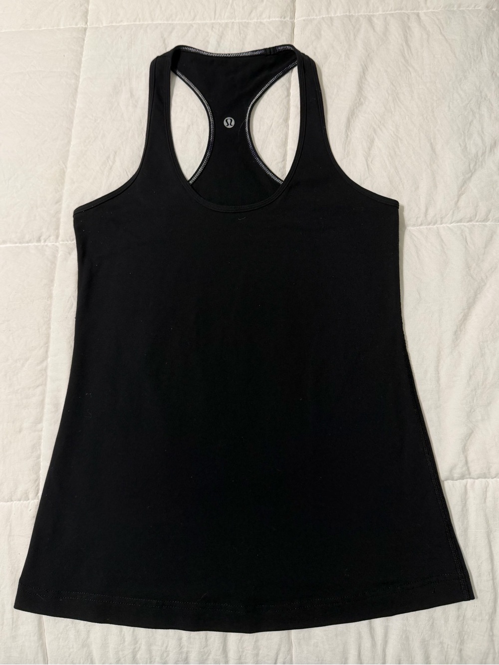 Lululemon athletica Black Racerback Tank Top